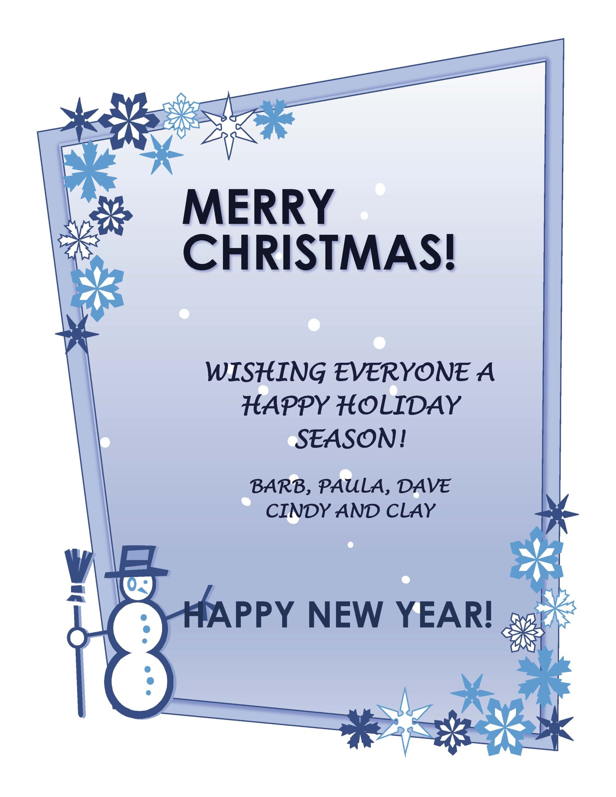 MERRY CHRISTMAS